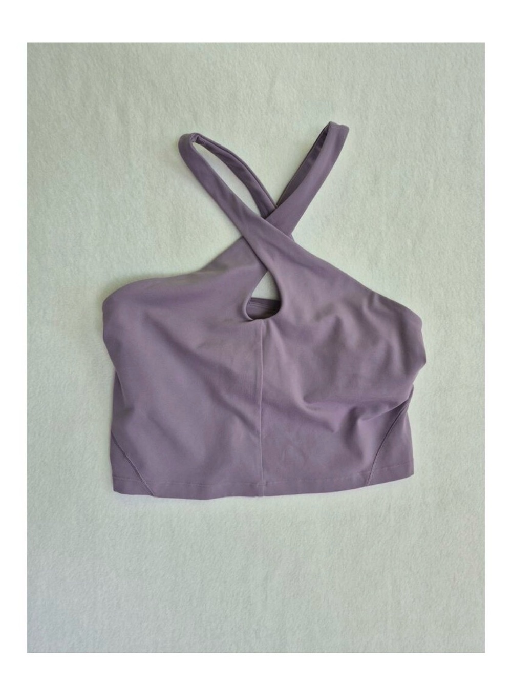 lululemon athletica Lavender Cross-Back Cropped Tank